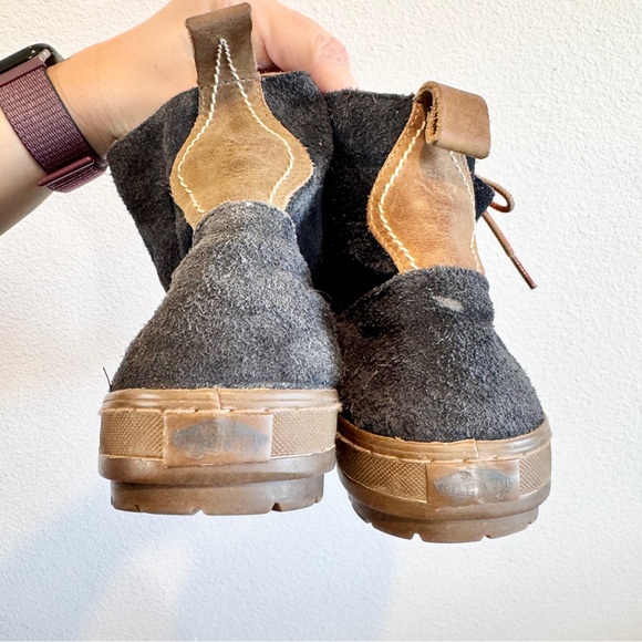 Gorpcore Hiking Sneakers Vans Suede Trail Shoes Lug Sole Men 11.5 Core Retro - Picture 5 of 13